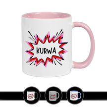 Lustige Tasse | Kurwa Rosa Geschenkideen