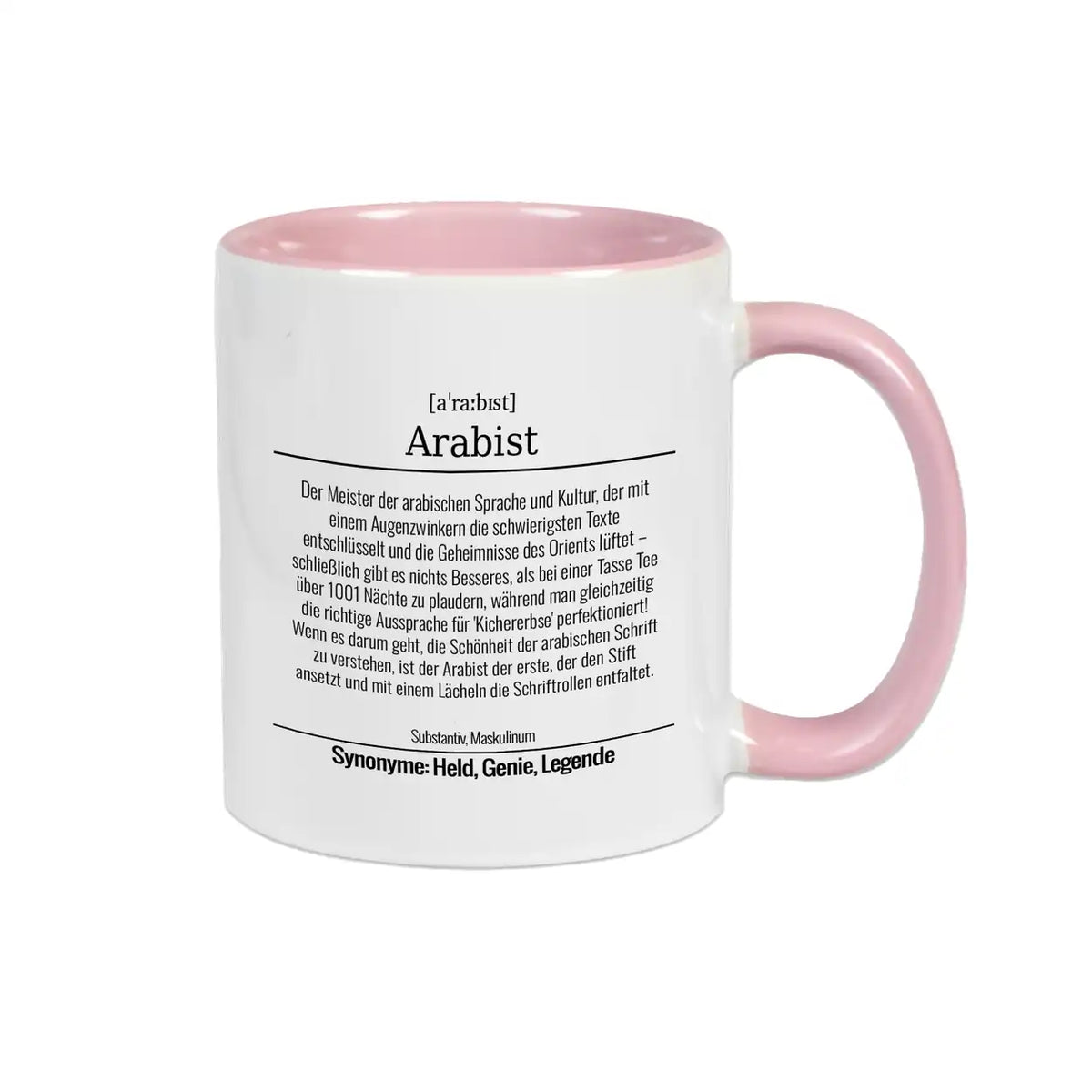 Tasse für Arabist Altrosa Geschenkideen