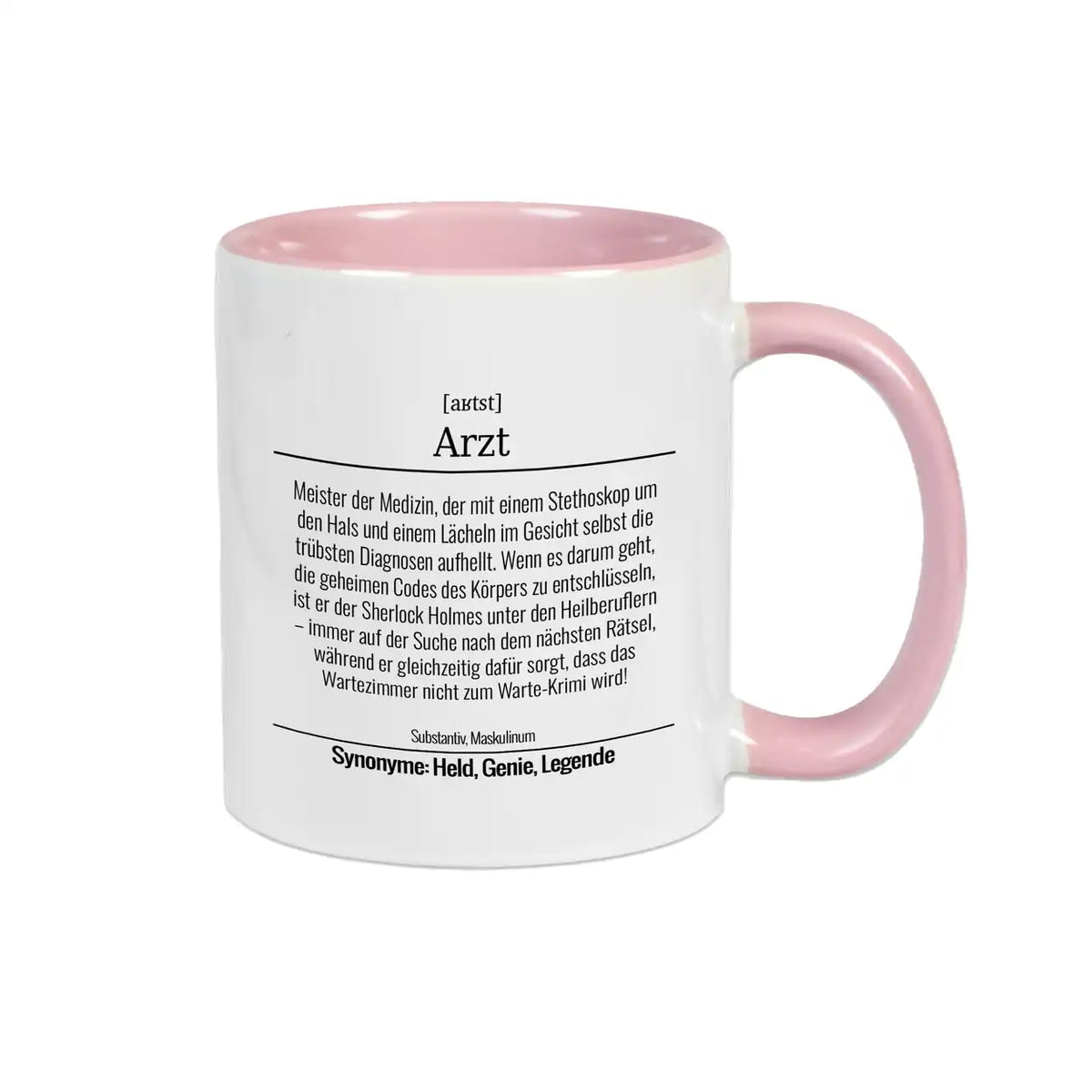 Tasse für Arzt Altrosa Geschenkideen