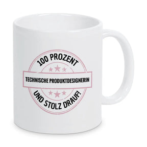 Technische Produktdesignerin 100 Prozent Tasse - Druckerino