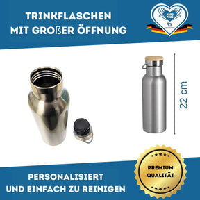 Trinkflasche personalisiert - Berge - Druckerino