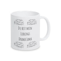 Witzige Tasse "Du bist mein Lieblings Drama Lama" blah blah blah - Druckerino