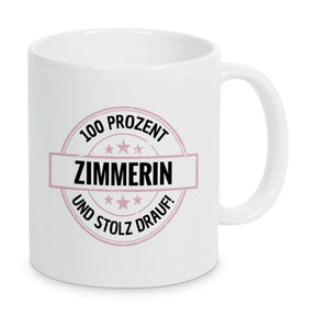 Zimmerin 100 Prozent Tasse - Druckerino